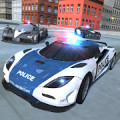Policial de carro de polícia Mod