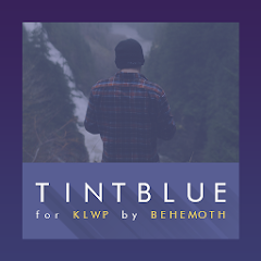 TintBlue Theme for KLWP Mod