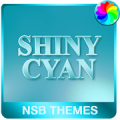 Shiny Cyan Theme for Xperia Mod