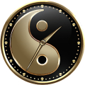 Yin and Yang Clock Widget‏ Mod