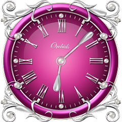 Orchids Clock Widget Mod