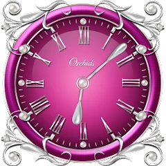 Orchids Clock Widget Mod