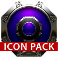 St. Moritz Icon Pack HD blue black Mod