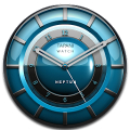 NEPTUN Designer Clock Widget blue water‏ Mod