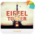EIFFEL TOWER TWO Xperia Тема Mod