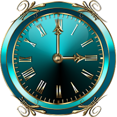 Turquoise Clock Widget Mod