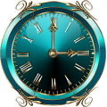 Turquoise Clock Widget‏ Mod
