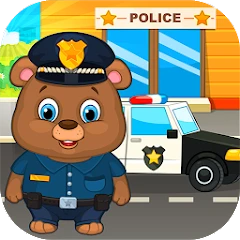 Crianças policial