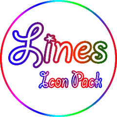Color lines - Icon Pack Mod