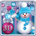 Snowman 3D Next Launcher Theme icon