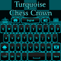 Turquoise Crown Keyboard theme‏ Mod