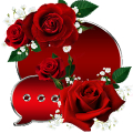 Red Roses Go SMS theme‏ Mod