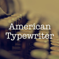 American Typewriter Flipfont icon