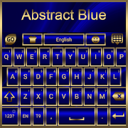 Abstract Blue Go Keyboard them Mod