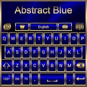 Abstract Blue Go Keyboard them Mod