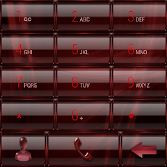 Theme of ExDialer GlassF Red Mod