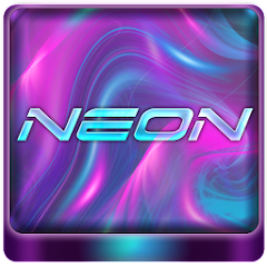 Neon Go Launcher theme Mod