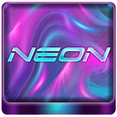Neon Go Launcher theme Mod