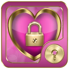 Pink Hearts Go Locker theme Mod
