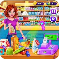 Girl Cashier -Grocery Shopping Mod Apk