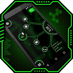 Curve Hitech launcher -Applock Mod