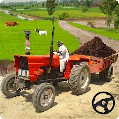 Tractor Trolley Sand Transport Mod