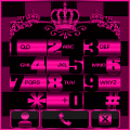 Pink Chess Crown Dialer theme‏ Mod