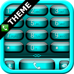 exDialer Jelly Cyan Theme Mod