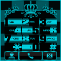 Turquoise Chess Crown Dialer t icon