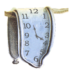 Melting Clock by Salvador Dali Mod