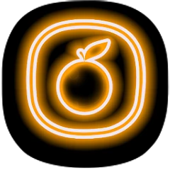 Orange - icon packs NEON Light Mod