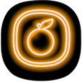 Orange - icon packs NEON Light icon