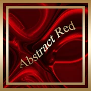 Abstract Red Go SMS theme Mod