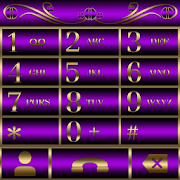 Abstract Violet Dialer theme icon