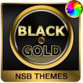 Black & Gold Theme for Xperia Mod