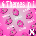 XOXO Lips Complete 4 Themes‏ Mod
