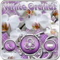 White Orchids Go Locker Theme Mod