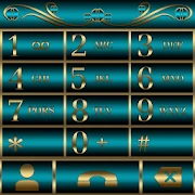 Abstract Turquoise Dialer them Mod
