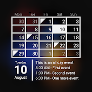 Calendar Widget Month + Agenda Mod