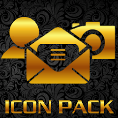 ICON PACK GOLD THEME LAUNCHER Mod