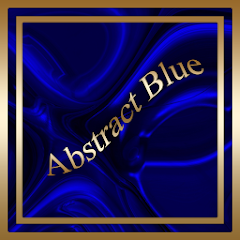 Abstract Blue Go SMS theme icon