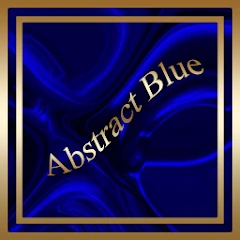 Abstract Blue Go SMS theme Mod