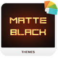 MATTE BLACK Xperia Тема Mod