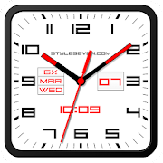 Square Analog Clock-7 PRO Mod