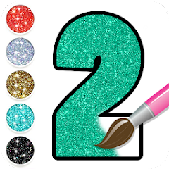 Glitter Number & ABC Coloring Mod Apk