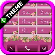exDialer Pink Roses Theme Mod