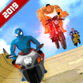 Super Hero Bike Mega Ramp 3 icon
