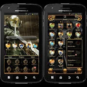 Black Knight GO Launcher Theme Mod
