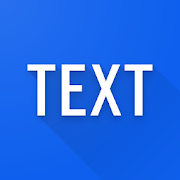 Simple text widget icon