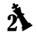 2 move checkmate chess puzzles icon